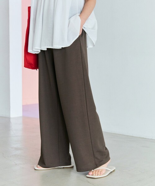 FREAK'S STORE(フリークスストア)の「限定展開 ハイツイスト カット イージーパンツ(その他パンツ・レディース・ナチュラル/オリーブ/ブラック/モカ/ライトグレー・MEDIUM/SMALL)」の8枚目の写真