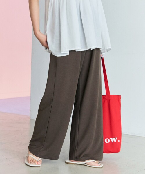 FREAK'S STORE(フリークスストア)の「限定展開 ハイツイスト カット イージーパンツ(その他パンツ・レディース・ナチュラル/オリーブ/ブラック/モカ/ライトグレー・MEDIUM/SMALL)」の10枚目の写真