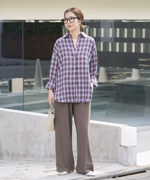 FREAK'S STORE(フリークスストア)の「限定展開 ハイツイスト カット イージーパンツ(その他パンツ・レディース・ナチュラル/オリーブ/ブラック/モカ/ライトグレー・MEDIUM/SMALL)」の11枚目の写真