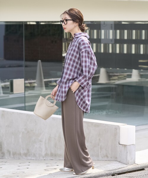 FREAK'S STORE(フリークスストア)の「限定展開 ハイツイスト カット イージーパンツ(その他パンツ・レディース・ナチュラル/オリーブ/ブラック/モカ/ライトグレー・MEDIUM/SMALL)」の13枚目の写真