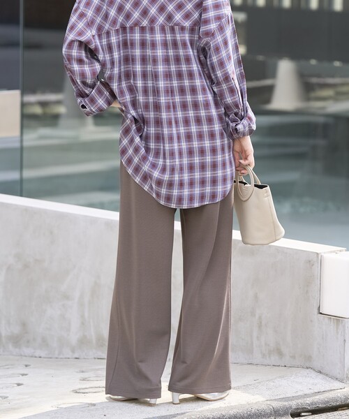 FREAK'S STORE(フリークスストア)の「限定展開 ハイツイスト カット イージーパンツ(その他パンツ・レディース・ナチュラル/オリーブ/ブラック/モカ/ライトグレー・MEDIUM/SMALL)」の15枚目の写真