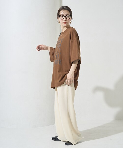 新品タグ付き⭐︎直営店限定カラー！CPG ハイストレッチフレアパンツ　レッド 透け感 シアー シースルーパンツ ストレッチ ワイドパンツ