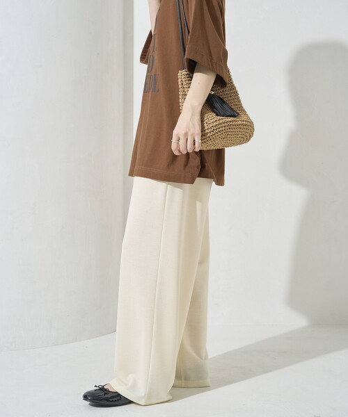 FREAK'S STORE(フリークスストア)の「限定展開 ハイツイスト カット イージーパンツ(その他パンツ・レディース・ナチュラル/オリーブ/ブラック/モカ/ライトグレー・MEDIUM/SMALL)」の20枚目の写真