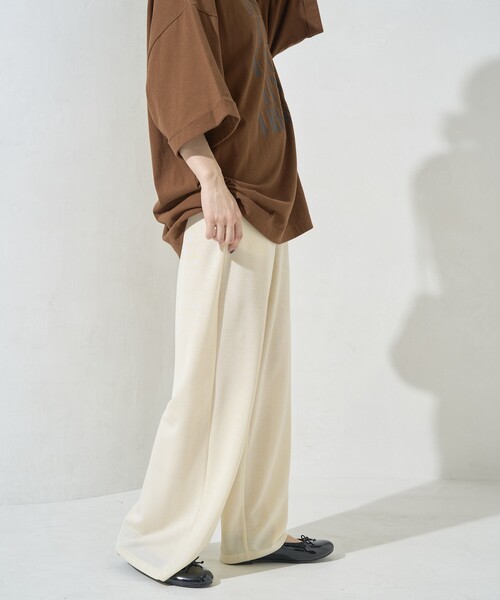 FREAK'S STORE(フリークスストア)の「限定展開 ハイツイスト カット イージーパンツ(その他パンツ・レディース・ナチュラル/オリーブ/ブラック/モカ/ライトグレー・MEDIUM/SMALL)」の22枚目の写真