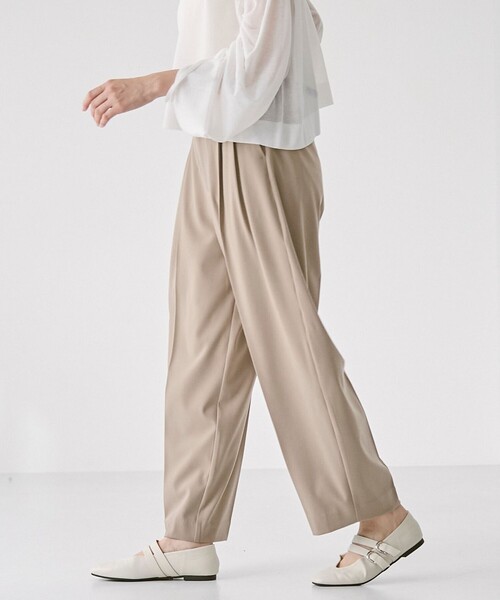 RONEL(ロネル)の「カーブパンツ(NEW)(その他パンツ・レディース・ブラック/ダークグリーン/ベージュ・M/L/S)」の2枚目の写真