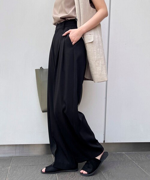 RONEL(ロネル)の「カーブパンツ(NEW)(その他パンツ・レディース・ブラック/ダークグリーン/ベージュ・M/L/S)」の6枚目の写真