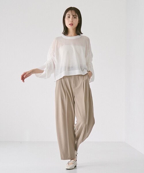RONEL(ロネル)の「カーブパンツ(NEW)(その他パンツ・レディース・ブラック/ダークグリーン/ベージュ・M/L/S)」の8枚目の写真
