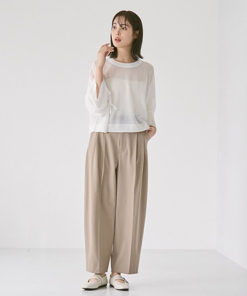 RONEL(ロネル)の「カーブパンツ(NEW)(その他パンツ・レディース・ブラック/ダークグリーン/ベージュ・M/L/S)」の15枚目の写真