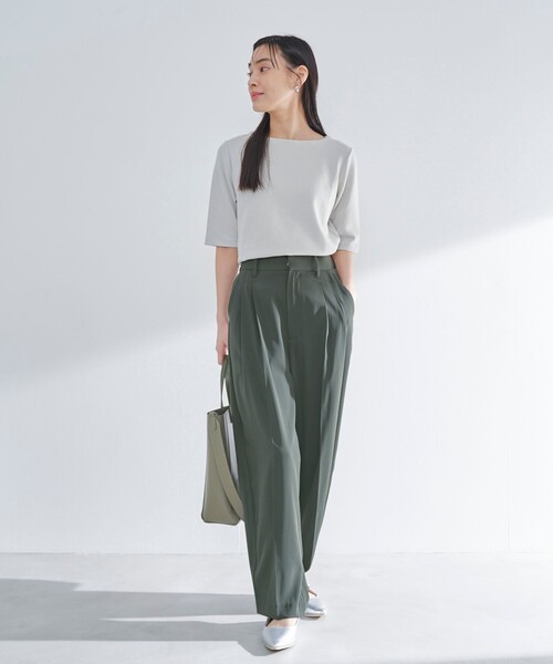 RONEL(ロネル)の「カーブパンツ(NEW)(その他パンツ・レディース・ブラック/ダークグリーン/ベージュ・M/L/S)」の16枚目の写真