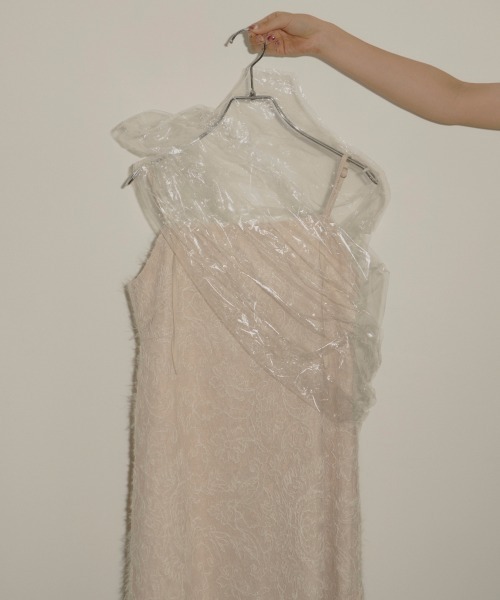 NOTREemor（ノートルエモア）の「mohair lace camisole dress（ワンピース・レディース・オフホワイト/ブラック・SMALL/MEDIUM）」の14枚目の写真