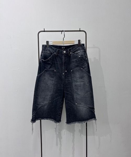 NEWCOMMUNE Aged Baggy Denim Shorts（Tシャツ/カットソー）｜FAF