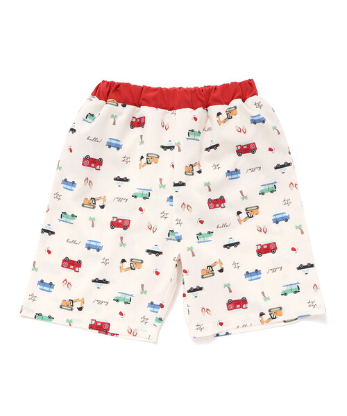 SLAP SLIP（スラップスリップ）の「【お揃い】はたらくくるまうみのいきものフルーツ総柄パンツ型スイムウェア(90~130cm)（水着・キッズ・ホワイト系その他2/イエロー系その他/ブルー系その他・90cm/100cm/110cm/120cm/130cm）」の11枚目の写真