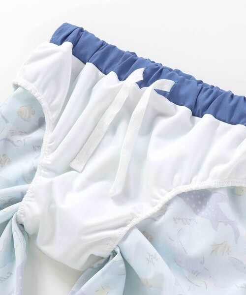 SLAP SLIP（スラップスリップ）の「【お揃い】はたらくくるまうみのいきものフルーツ総柄パンツ型スイムウェア(90~130cm)（水着・キッズ・ホワイト系その他2/イエロー系その他/ブルー系その他・90cm/100cm/110cm/120cm/130cm）」の19枚目の写真