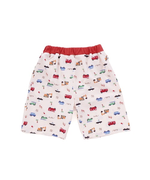 SLAP SLIP（スラップスリップ）の「【お揃い】はたらくくるまうみのいきものフルーツ総柄パンツ型スイムウェア(90~130cm)（水着・キッズ・ホワイト系その他2/イエロー系その他/ブルー系その他・90cm/100cm/110cm/120cm/130cm）」の2枚目の写真