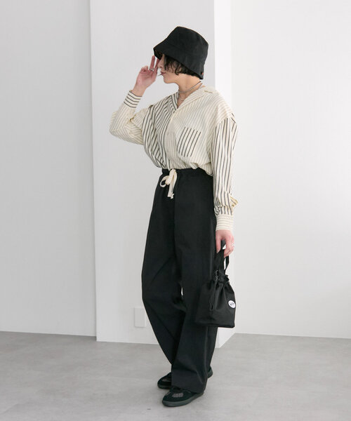 PUMA(プーマ)の「【PUMA×SCYE(プーマ×サイ)】 Drawstring Bag/バッグ(ショルダーバッグ・レディース・ブラック・FREE)」の6枚目の写真