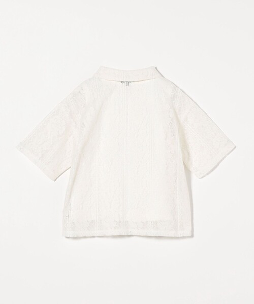 green label relaxing ホワイトレースシャツ フリーサイズ UNITED ARROWS green label relaxing｜カットワークレース