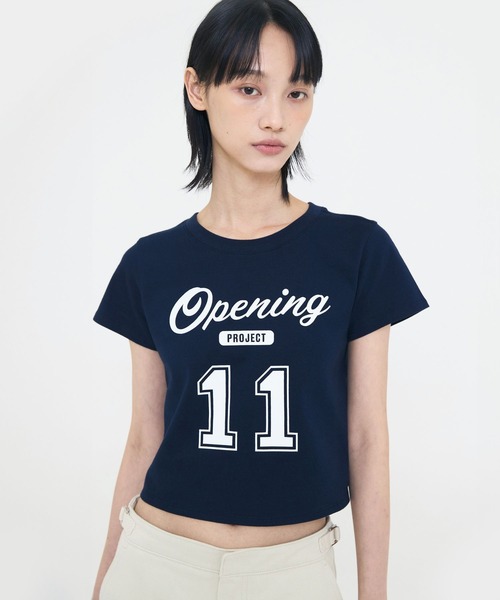 セール】Opening Project／クロップド11TEE（Tシャツ/カットソー