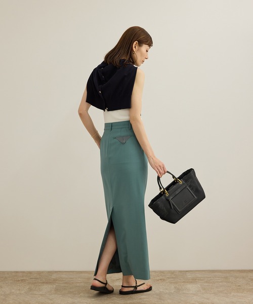 ROPE'（ロペ）の「チュールメッシュ2WAYミニバッグ（ハンドバッグ・レディース・ブラック/オリーブ・FREE）」の19枚目の写真