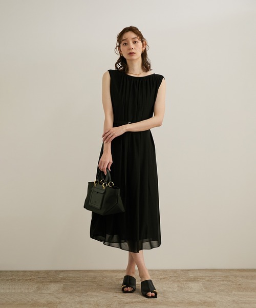 ROPE'（ロペ）の「チュールメッシュ2WAYミニバッグ（ハンドバッグ・レディース・ブラック/オリーブ・FREE）」の21枚目の写真