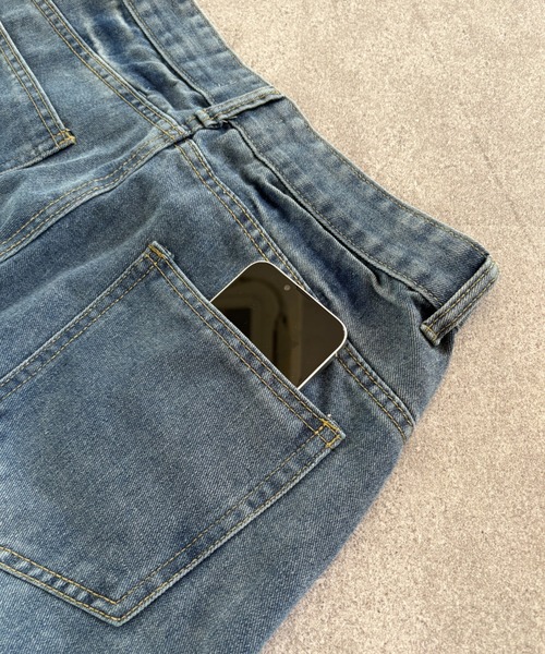 link lot（リンクロット）の「ヴィンテージライク ウォッシュ バルーン ワイドデニムパンツ（デニムパンツ・メンズ・ブルー・L/M）」の15枚目の写真