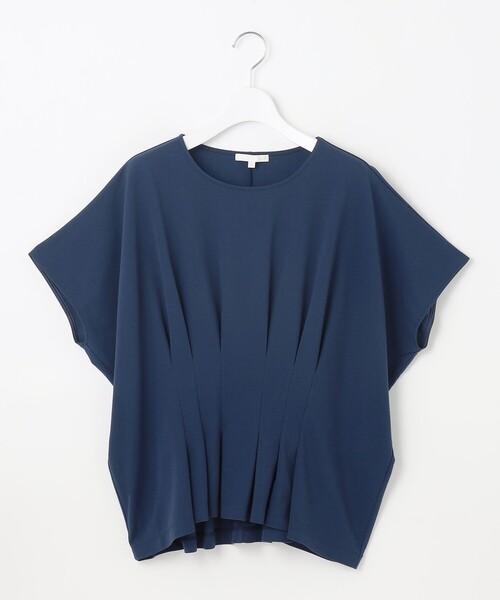 自由区(ジユウク)の「ハイカウントモクロディ トップス(Tシャツ/カットソー・レディース・ダルブルー系/ブラック系/レッド系/アイボリー系・38)」の18枚目の写真