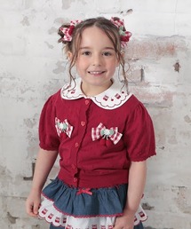 coeur a coeur（クーラクール）の「coeur a coeur 半袖ニットカーディガン（スカート）」