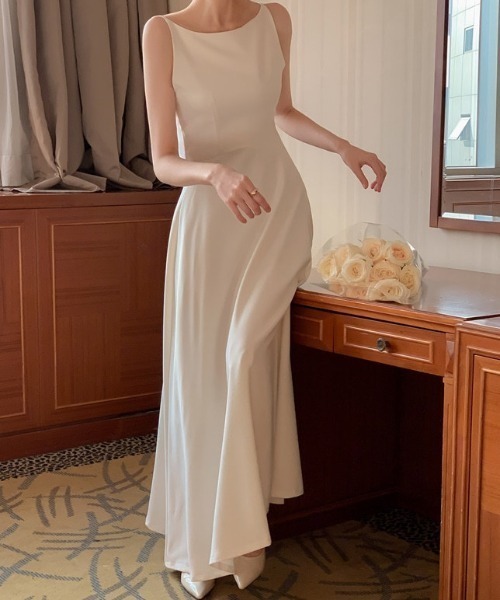 FREE STYLISTS(フリー スタイリスト)の「YUGA_YGMC Back open flare dress(ドレス・レディース・ブラック/オフホワイト・M/S)」の9枚目の写真