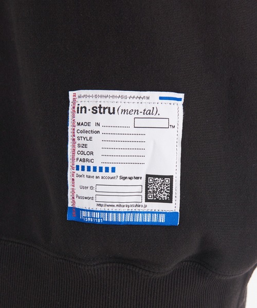 In・stru(men-tal).(インストルメンタル)の「【MIHARAYASUHIRO/ミハラヤスヒロ】FRENCH TERRY CREW NECK PULLOVER(スウェット・メンズ・ブラック/ダークグレー・48/46/44)」の17枚目の写真