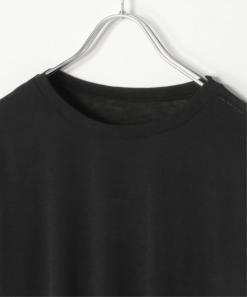 VENCEEXCHANGE(ヴァンスエクスチェンジ)の「梨地袖配色トップス(Tシャツ/カットソー・レディース・ライトグレー/ブラック/オフホワイト・FREE)」の9枚目の写真