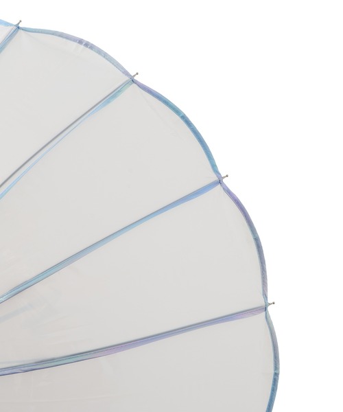 Wpc.（ダブリュピーシー）の「【Wpc.】マーメイドアンブレラビニール傘（長傘・レディース・サックスブルー/ラベンダー/ホワイト系その他・FREE）」の7枚目の写真