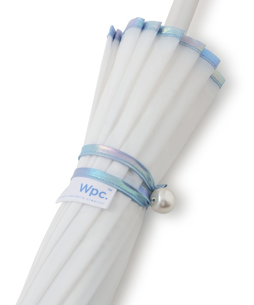 Wpc.（ダブリュピーシー）の「【Wpc.】マーメイドアンブレラビニール傘（長傘・レディース・サックスブルー/ラベンダー/ホワイト系その他・FREE）」の9枚目の写真