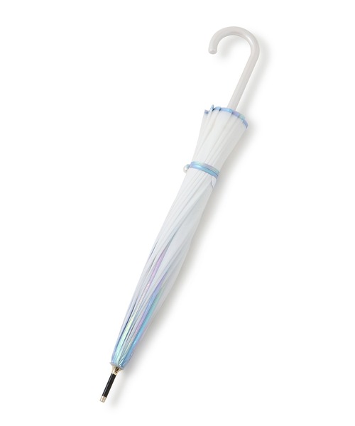 Wpc.（ダブリュピーシー）の「【Wpc.】マーメイドアンブレラビニール傘（長傘・レディース・サックスブルー/ラベンダー/ホワイト系その他・FREE）」の10枚目の写真