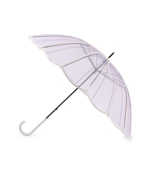 Wpc.（ダブリュピーシー）の「【Wpc.】マーメイドアンブレラビニール傘（長傘・レディース・サックスブルー/ラベンダー/ホワイト系その他・FREE）」の14枚目の写真