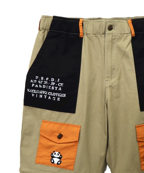 PANDIESTA（パンディエスタ）の「ナイロン切替ミリタリー2WAYパンツ(M2)（その他パンツ・メンズ・ブラック/カーキ/ベージュ・M/L/XL/XXL）」の5枚目の写真