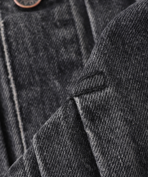 DAIRIKU(ダイリク)の「DAIRIKU / ダイリク 2PKT Vinatge Denim Jacket RG-DNM2(デニムジャケット・メンズ・ブルー/ブラック・SMALL/MEDIUM)」の8枚目の写真