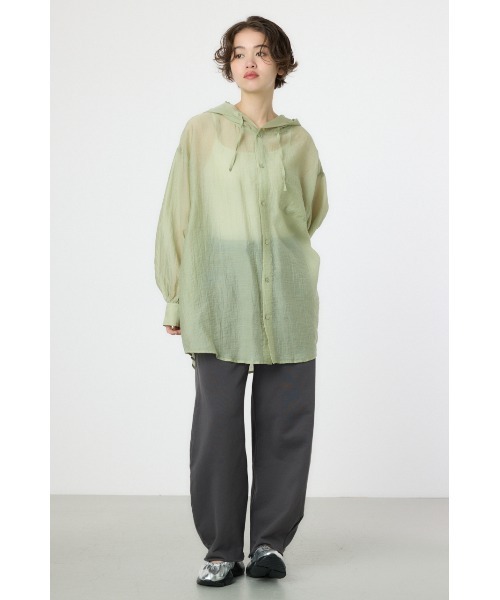 RODEO　CROWNS フーディロングシャツ RODEO CROWNS WIDE BOWL | ワッシャーフーディーシャツ (シャツ