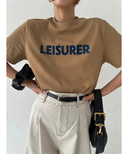 TRUNC（トランクエイティーエイト）の「”LEISURER”TEE（Tシャツ/カットソー・レディース・ネイビー/ブラウン/アイボリー・FREE）」の3枚目の写真