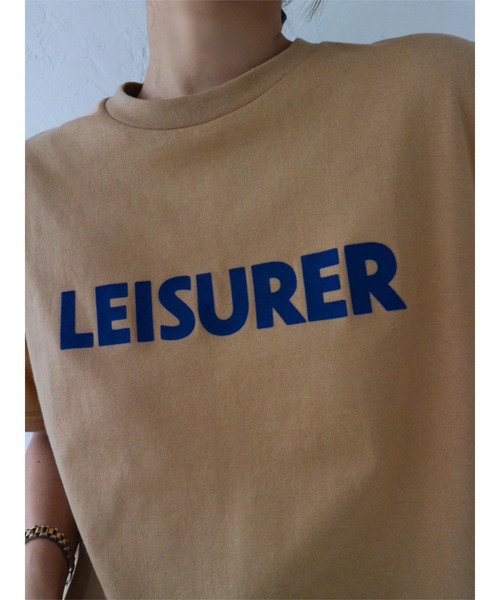 TRUNC（トランクエイティーエイト）の「”LEISURER”TEE（Tシャツ/カットソー・レディース・ネイビー/ブラウン/アイボリー・FREE）」の8枚目の写真