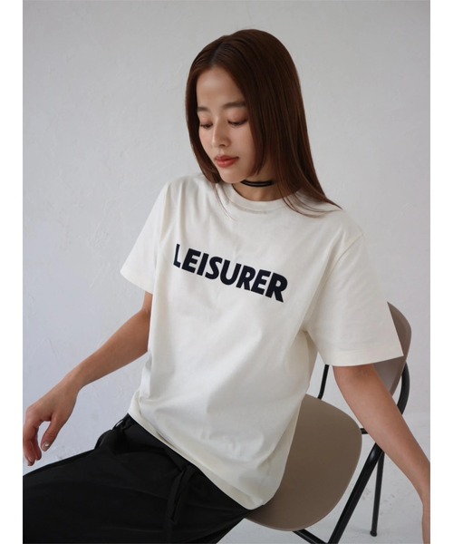 TRUNC（トランクエイティーエイト）の「”LEISURER”TEE（Tシャツ/カットソー・レディース・ネイビー/ブラウン/アイボリー・FREE）」の16枚目の写真