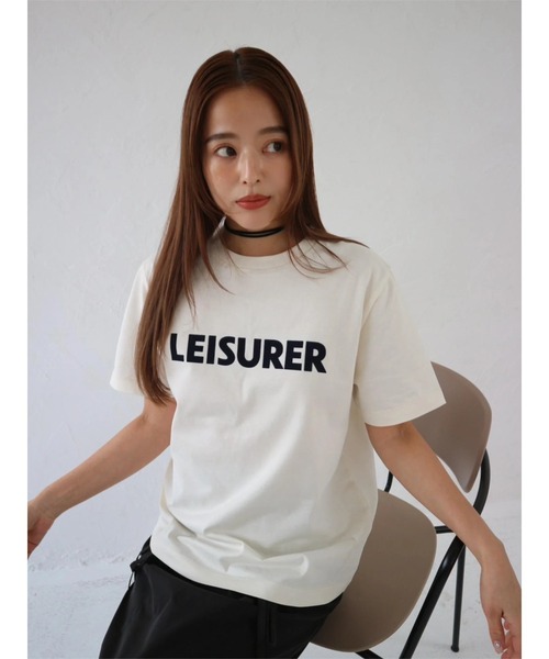 TRUNC（トランクエイティーエイト）の「”LEISURER”TEE（Tシャツ/カットソー・レディース・ネイビー/ブラウン/アイボリー・FREE）」の11枚目の写真