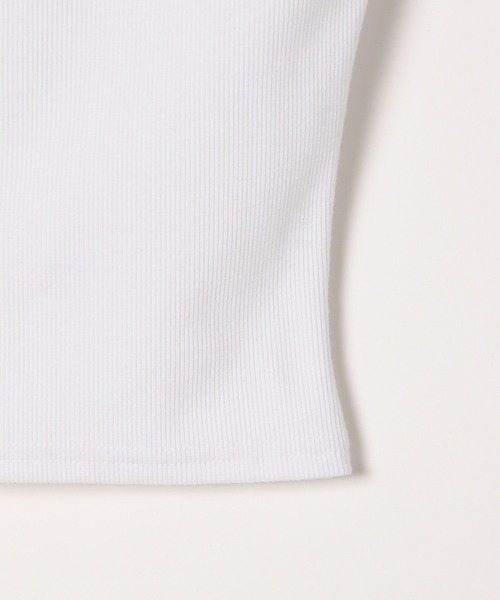 3.3 Field Trip (3.3フィールドトリップ)の「3.3 Field Trip/ファスナーデザインタンク(Tシャツ/カットソー・レディース・ホワイト/ブラック・FREE)」の8枚目の写真