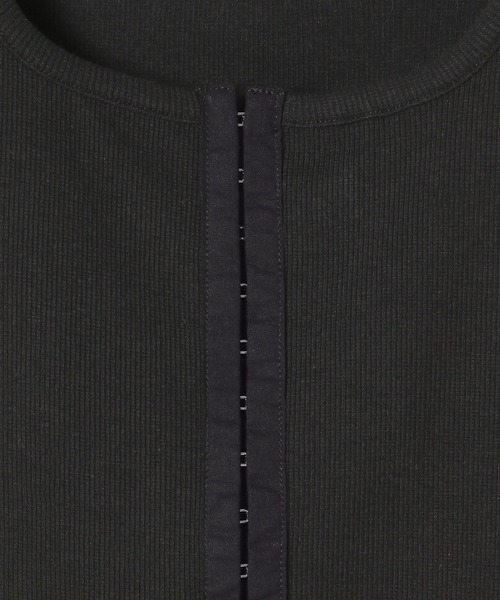 3.3 Field Trip (3.3フィールドトリップ)の「3.3 Field Trip/ファスナーデザインタンク(Tシャツ/カットソー・レディース・ホワイト/ブラック・FREE)」の3枚目の写真