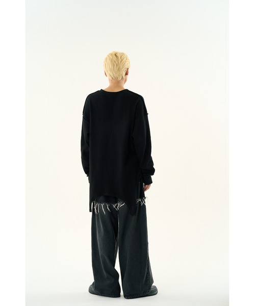 DISCOVERED(ディスカバード)の「GARTER WAFFLE CUTSEWN(Tシャツ/カットソー・メンズ・ナチュラル/ブラック/グレー・LARGE/SMALL)」の13枚目の写真