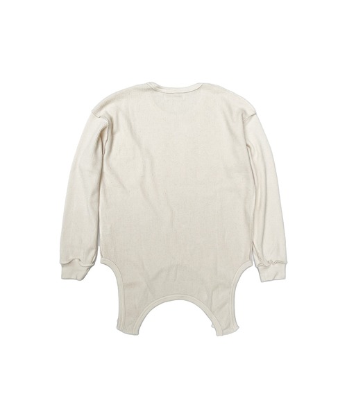 DISCOVERED(ディスカバード)の「GARTER WAFFLE CUTSEWN(Tシャツ/カットソー・メンズ・ナチュラル/ブラック/グレー・LARGE/SMALL)」の18枚目の写真