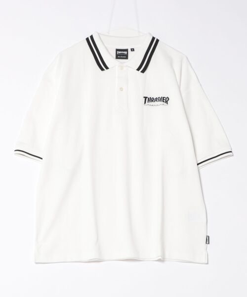 [THRASHER] Wonderpoint тату‑футболка «Лисёнок» — wide‑поло‑стиль