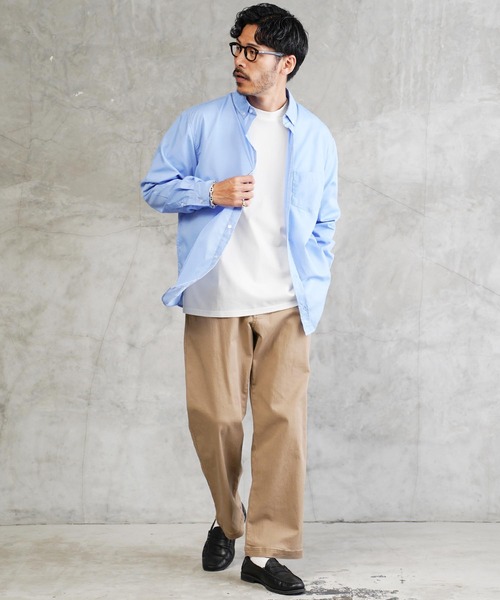 jiggys shop（ジギーズショップ）の「接触冷感 UVカット 吸汗速乾 プレーティング ロンT カットソー（Tシャツ/カットソー・メンズ・ブラック/ホワイト/スミクロ/ベージュ系その他・X-LARGE/LARGE/MEDIUM）」の6枚目の写真