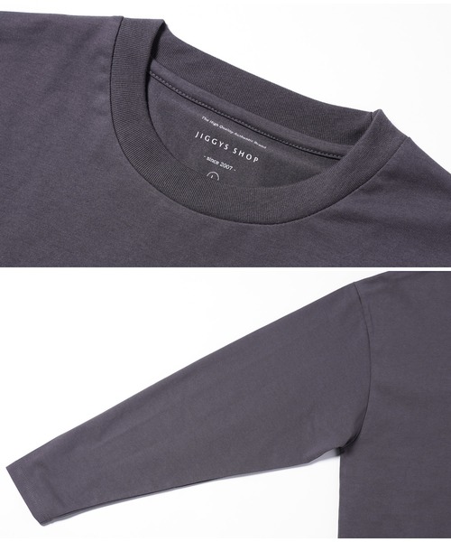 jiggys shop（ジギーズショップ）の「接触冷感 UVカット 吸汗速乾 プレーティング ロンT カットソー（Tシャツ/カットソー・メンズ・ブラック/ホワイト/スミクロ/ベージュ系その他・X-LARGE/LARGE/MEDIUM）」の13枚目の写真