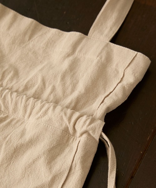 Stroove(ストルーヴ)の「Sand wash cotton 2way drawstring bag / サンドウォッシュ コットン 2way ドロスト ハンドバッグ&ショルダーバッグ(ショルダーバッグ・レディース・ブルー/スミクロ/ベージュ/オレンジ・FREE)」の15枚目の写真