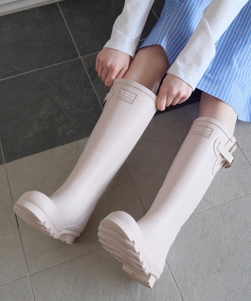 ROCKFISH WEATHERWEAR（ロックフィッシュウェザーウェア）の「ORIGINAL MATT LONG RAINBOOTS（レインシューズ・レディース・アイボリー/ブラック/イエロー/ブラウン/ベージュ/バーガンディー/グレー/ピンク・24.0cm/23.5cm/23.0cm/24.5cm/25.0cm）」の7枚目の写真