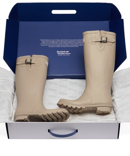 ROCKFISH WEATHERWEAR（ロックフィッシュウェザーウェア）の「ORIGINAL MATT LONG RAINBOOTS（レインシューズ・レディース・アイボリー/ブラック/イエロー/ブラウン/ベージュ/バーガンディー/グレー/ピンク・24.0cm/23.5cm/23.0cm/24.5cm/25.0cm）」の14枚目の写真